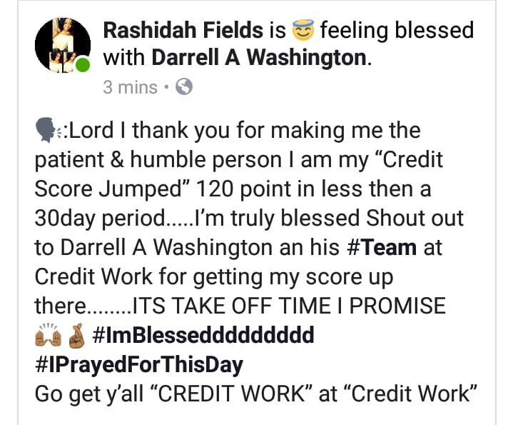 Credit Work client review